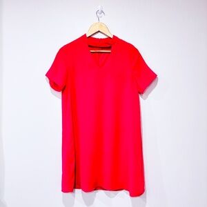 VERO MODA Loose fuchsia dress